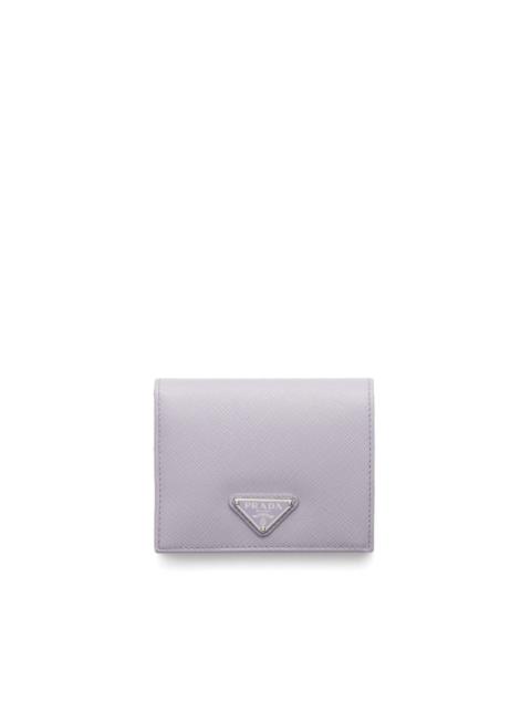 Prada triangle-logo leather wallet