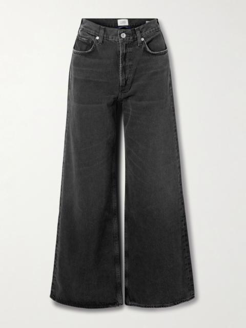 Citizens of Humanity Paloma mid-rise wide-leg jeans Black
