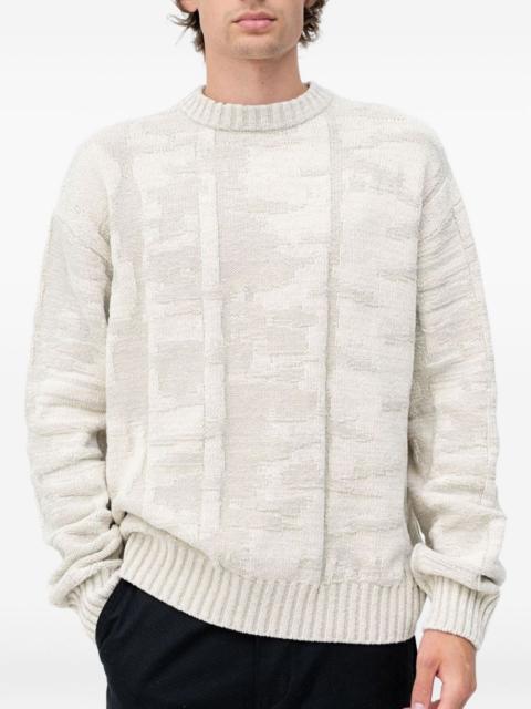 BOSS textured knit sweater