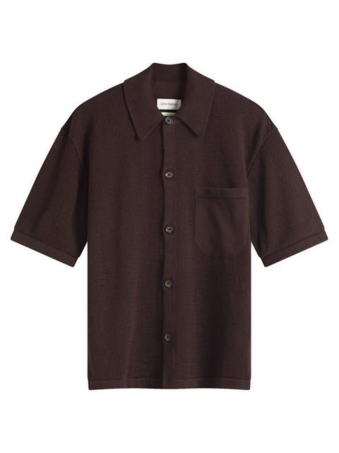 Oliver Spencer Oliver Spencer Short Sleeve Mawes Knited Shirt
