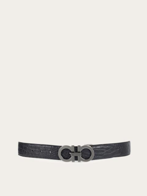FERRAGAMO Adjustable Gancini belt