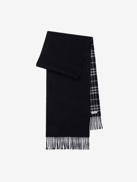 Burberry Reversible Check Cashmere Scarf