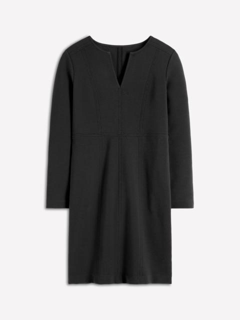 BODEN Colette Ottoman Shift Dress-Black