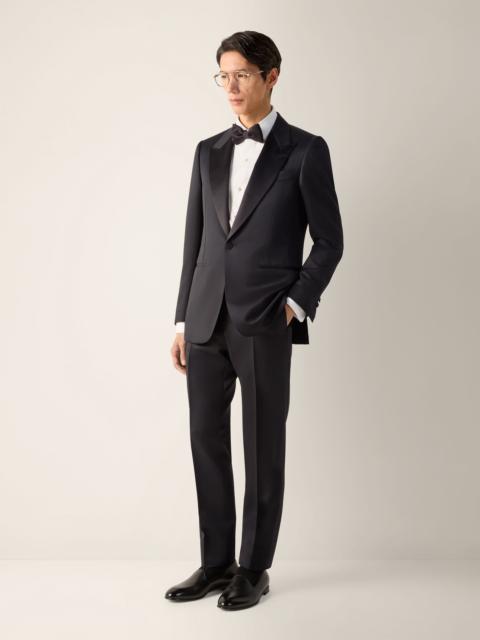 ZEGNA BLACK TROFEO 120MILA WOOL AND MOHAIR EVENING SUIT