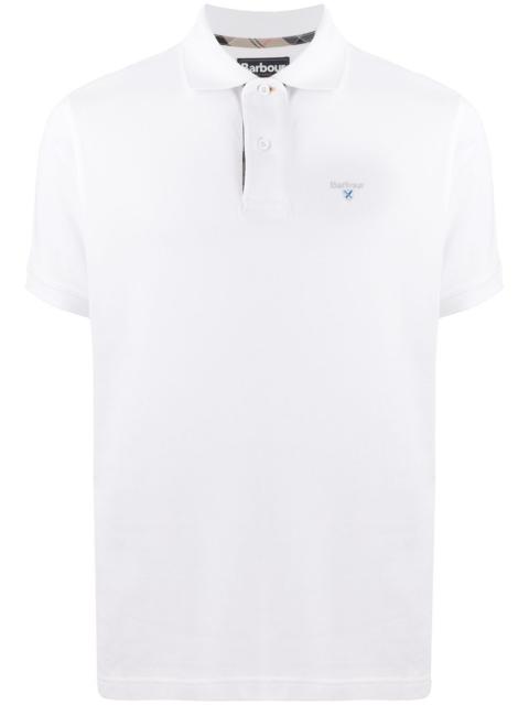 Barbour logo embroidered polo shirt