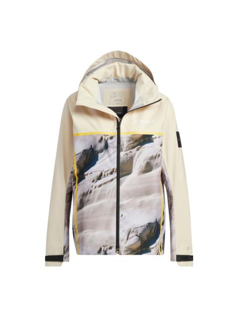 (WMNS) adidas National Geographic RAIN.RDY Jacket 'Beige' IC1992