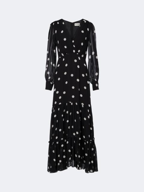 RIXO Elsie polka-dot georgette midi dress