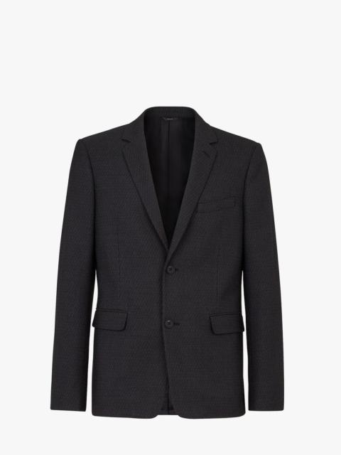 FENDI Blue wool blazer