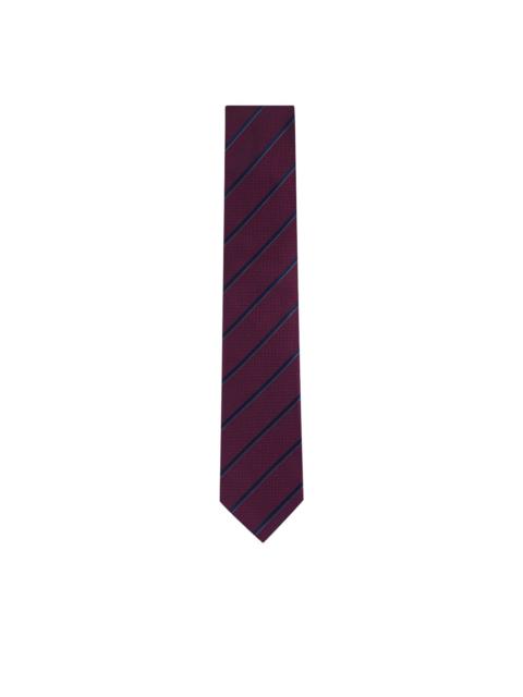 Canali striped silk tie