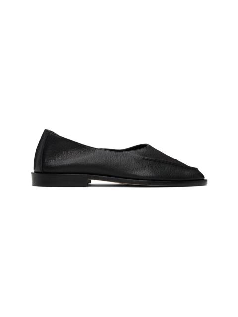 HEREU Black Juliol Winter Supple Shiny Flats