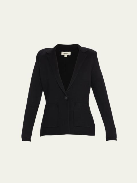 L'AGENCE Lacey Knit Blazer