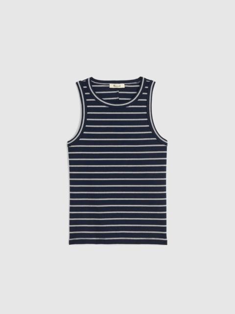 Madewell The Essential Tank in Utility Rib
