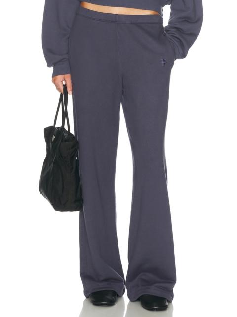 ÉTERNE Oversized Wide Leg French Terry Sweatpant