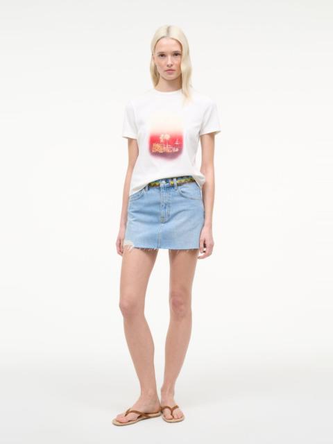 STAUD STAUD BECK MINI SKIRT SURFER BEADED