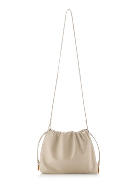 The Row Angy Leather Bucket Bag neutral