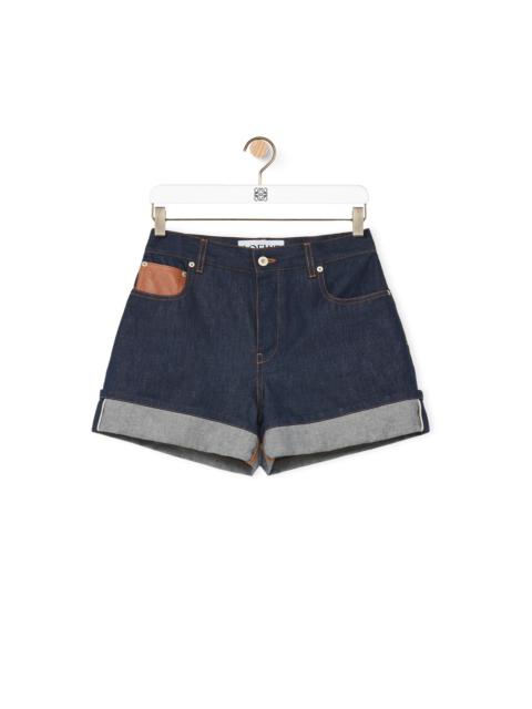 Loewe Turn-up shorts in denim