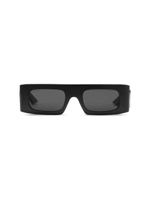 Interlocking G rectangle-frame sunglasses