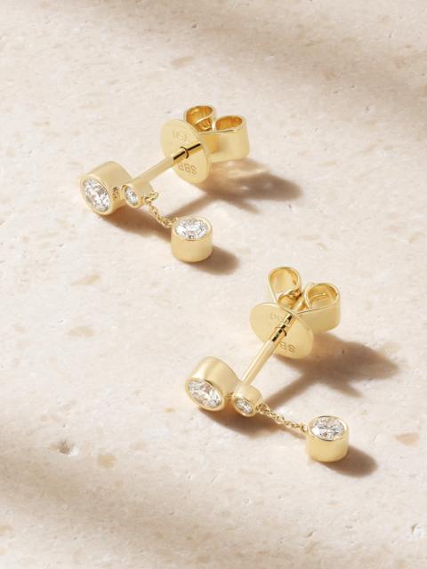 SOPHIE BILLE BRAHE Lou Diamant 18-karat Recycled Gold Diamond Earrings
