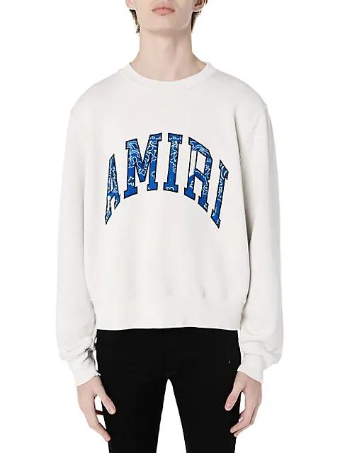 AMIRI bandana logo-appliqué sweatshirt