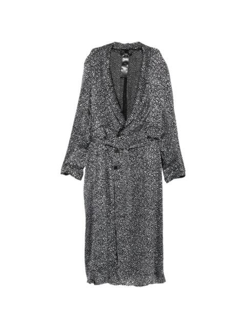SAPIO shawl-lapel coat