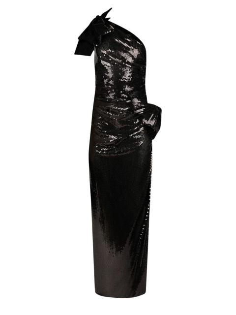 NINA RICCI Asymmetric sequin dress