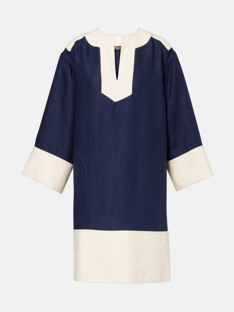 Loro Piana Colleen linen beach cover-up