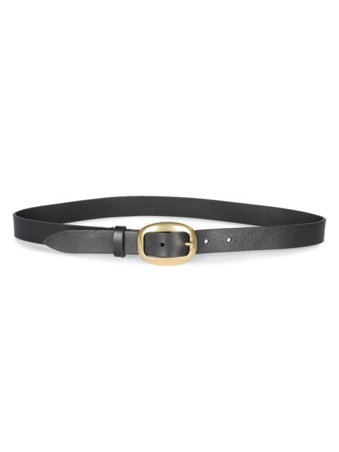 Isabel Marant Women's Dara Small Leather Belt - Black