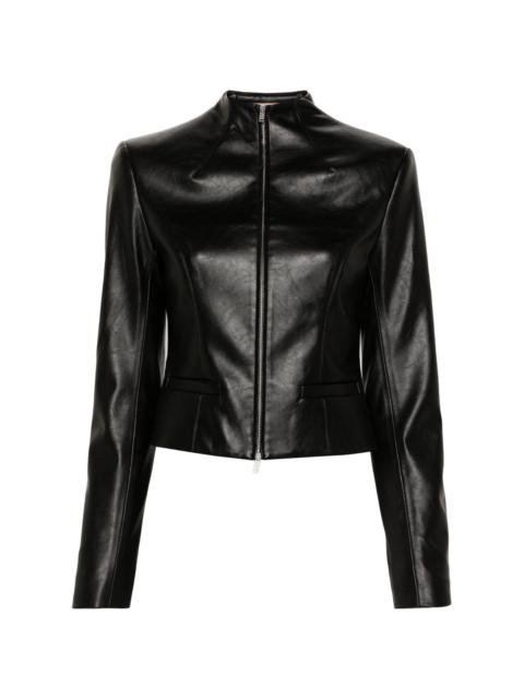 AYA MUSE Ubala faux-leather jacket