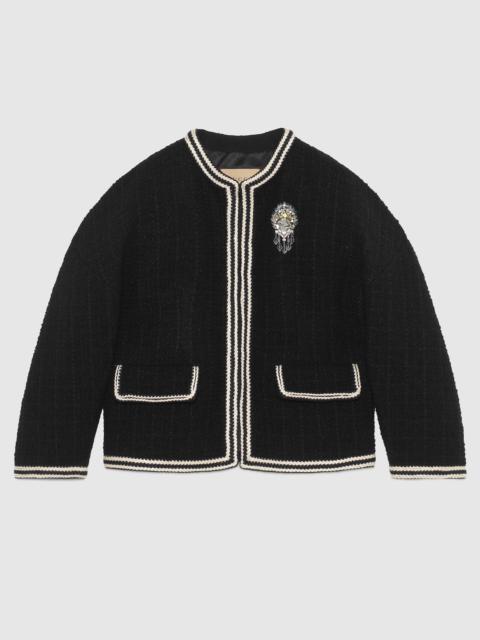 GUCCI Bouclé tweed wool jacket