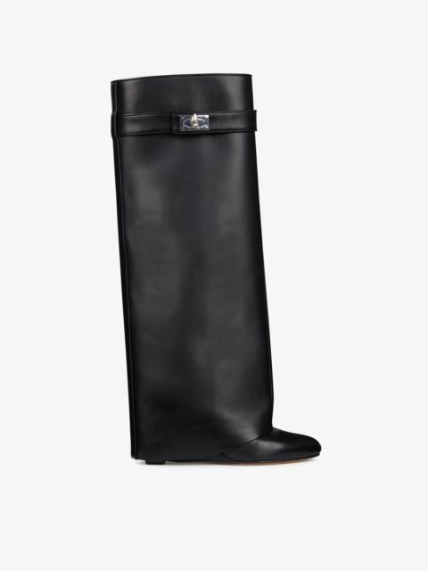 Givenchy Shark lock boots in leather