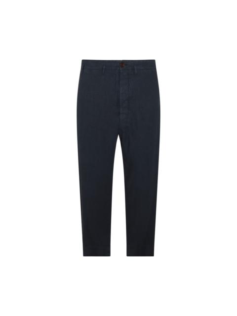 Vivienne Westwood blue pants linen pants