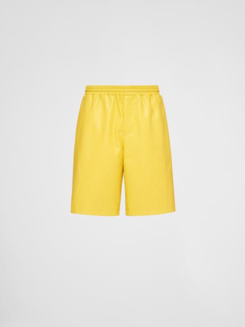 Prada Nappa leather Bermudas