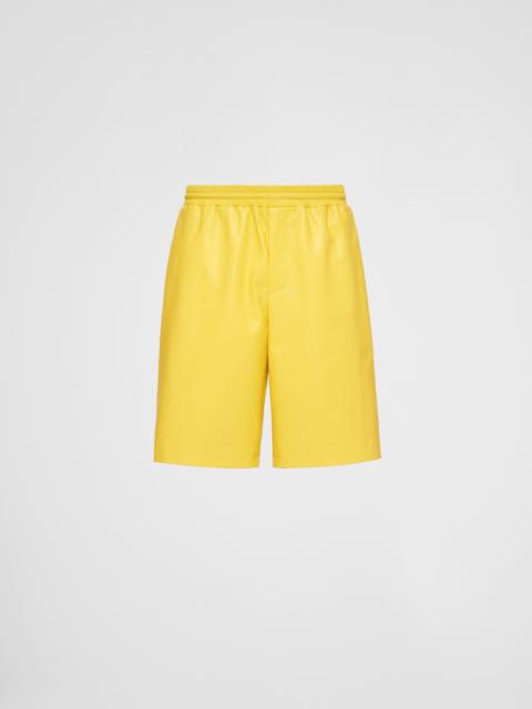 Prada Nappa leather Bermudas