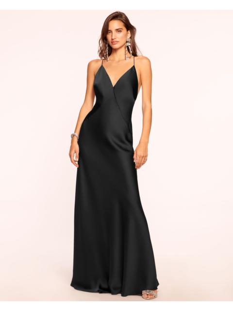 RAMY BROOK Caspe V-Neck Gown