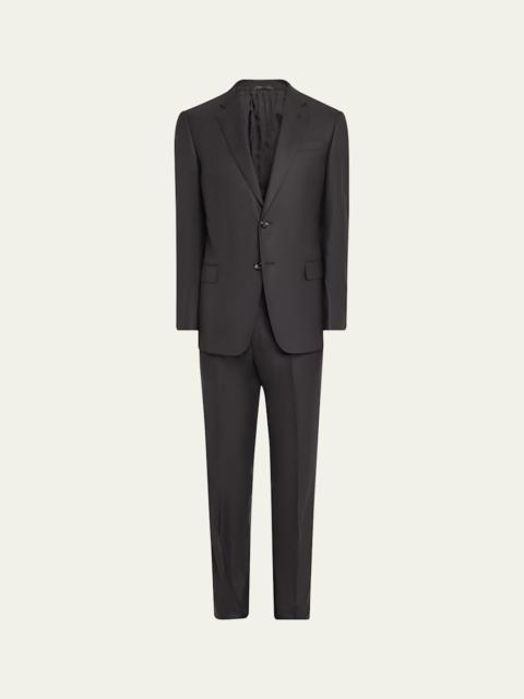 GIORGIO ARMANI Men's Basic Wool Two-Piece Suit
