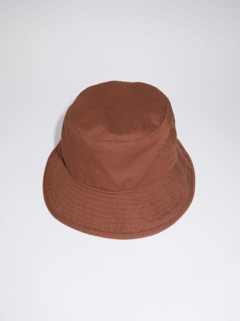 Acne Studios Twill bucket hat - Brown