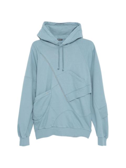 UNDERCOVER panelled hoodie