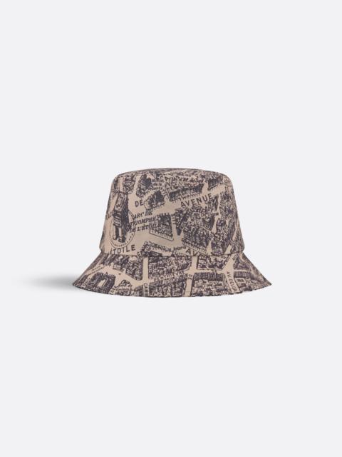 Dior Teddy-D Plan de Paris Reversible Small Brim Bucket Hat