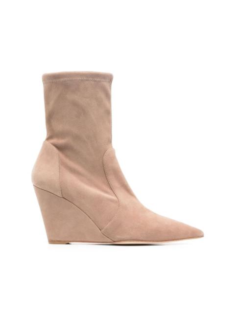 160mm concealed-wedge ankle boots