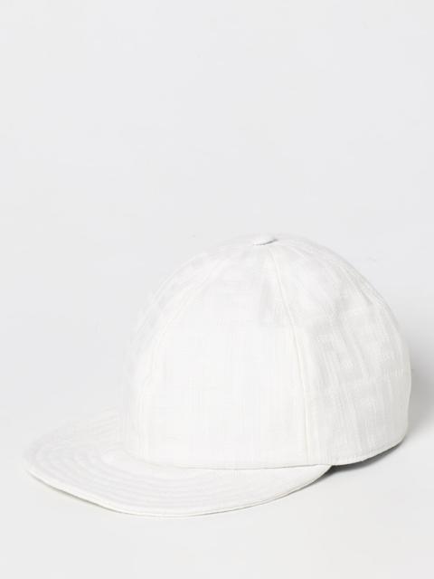 Fendi cotton hat with jacquard FF monogram