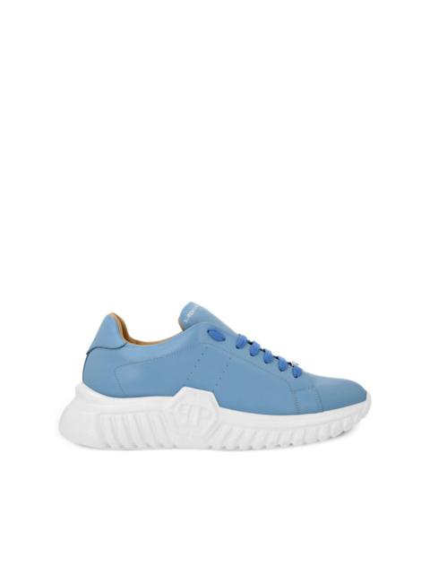 Runner Hexagon low-top leather sneakers