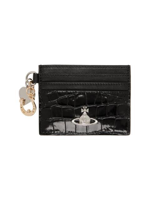 Vivienne Westwood Black Charm Card Holder
