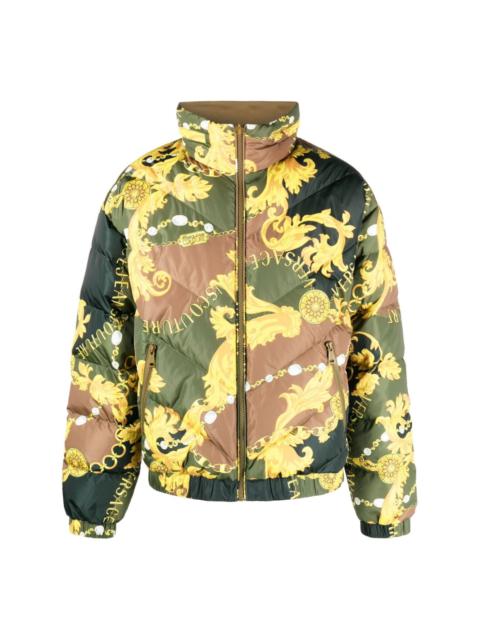 VERSACE JEANS COUTURE reversible padded jacket