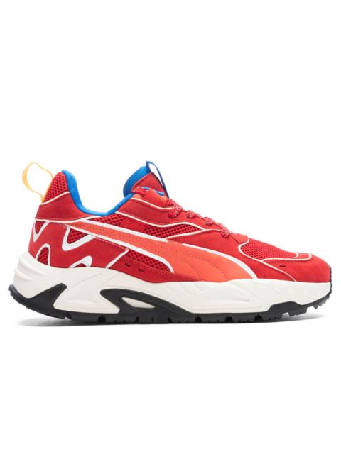 PUMA PUMA X JOSHUA VIDES FERRARI RS TRACK - ROSSO CORSA/FROSTED IVORY