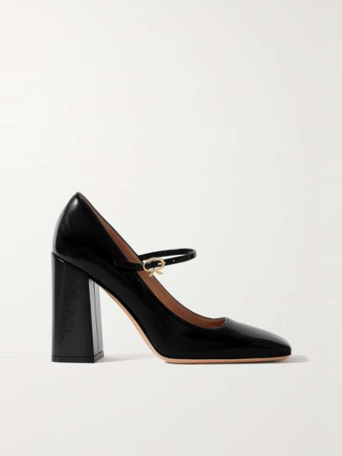 Nuit 95 patent-leather Mary Jane pumps