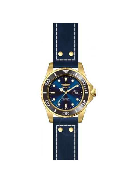 Other Designers Invicta Invicta Pro Diver Blue Dial Blue Leather