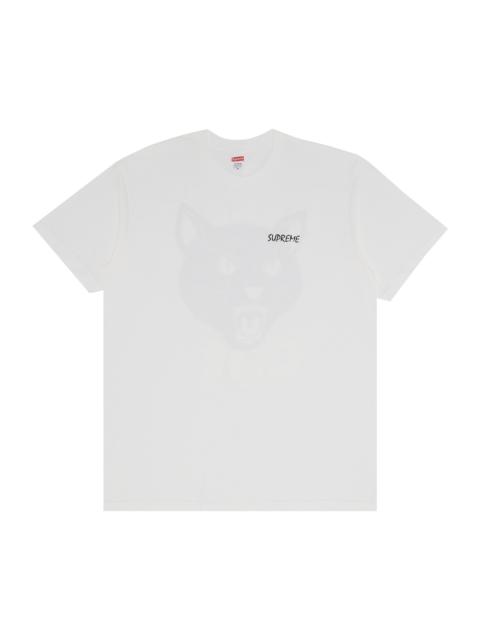 Supreme Black Cat Tee 'White'