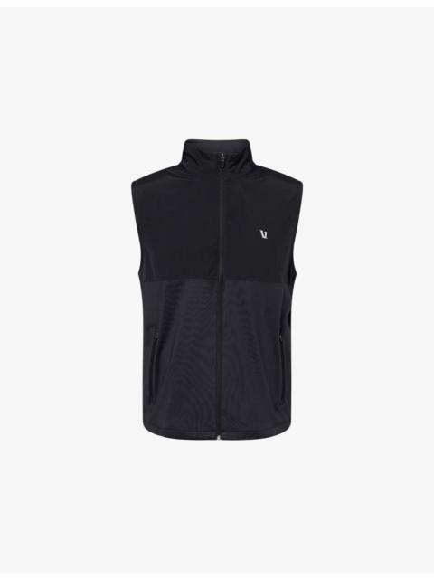 Vuori Sunday Element Logo-Print Woven Vest
