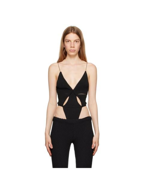 BEVZA Black Triangle Bodysuit