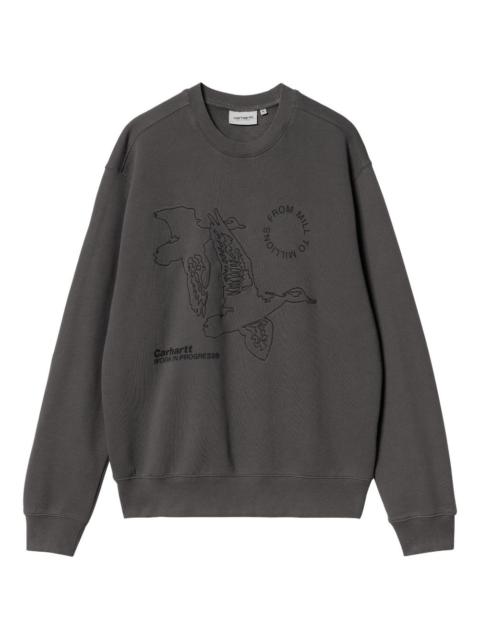 Carhartt duck-print sweatshirt